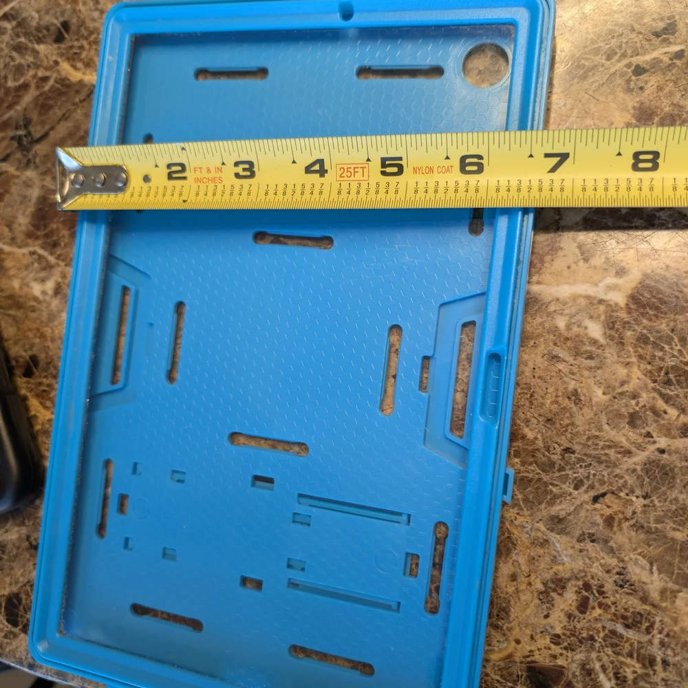Black and Blue Tablet Stand